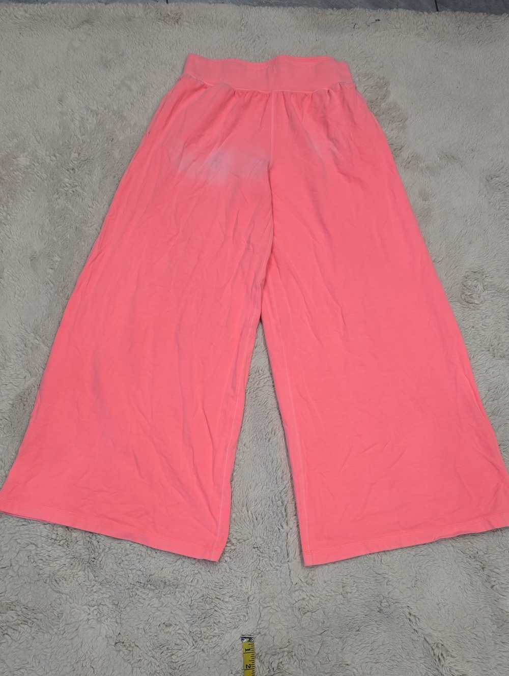 Free People Coral Wide-Leg Lounge Jumpsuit Pants